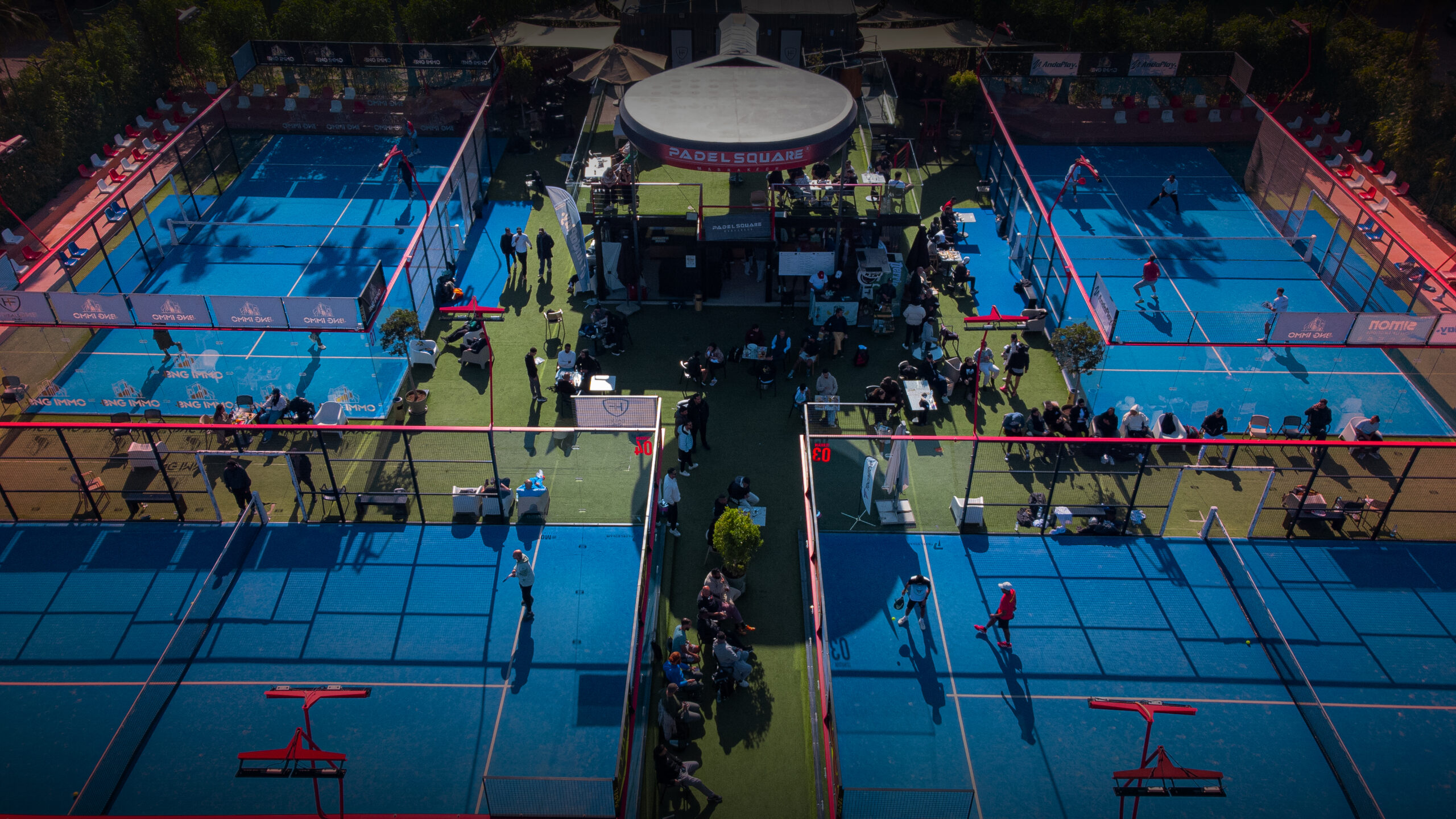 6 terrains de padel dernière génération 